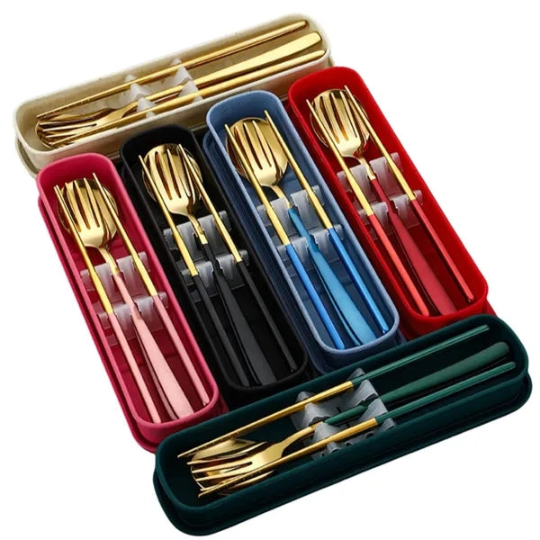 Portable Stainless Steel Cutlery Set