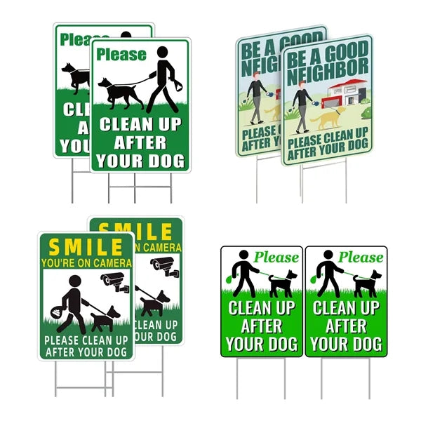 Double-Sided Yard Sign - Custom Design & Size
