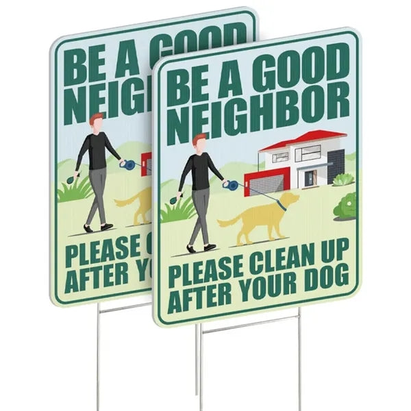 Double-Sided Yard Sign - Custom Design & Size