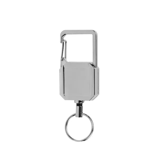 Badge Reel Keychain with Carabiner