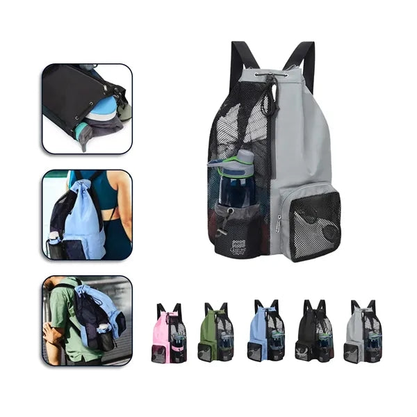 Durable Mesh Swim Gear Backpack