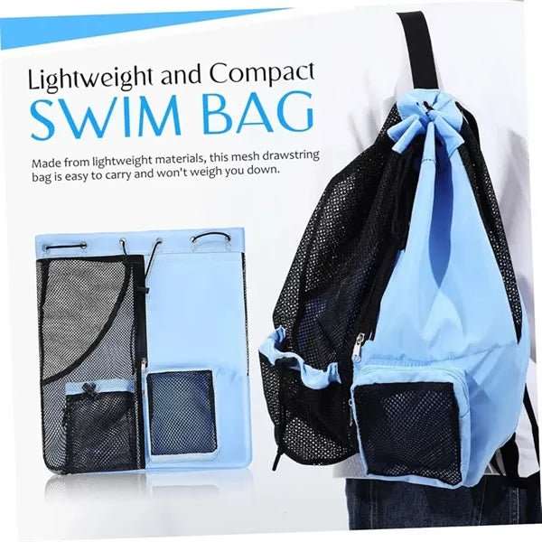 Durable Mesh Swim Gear Backpack