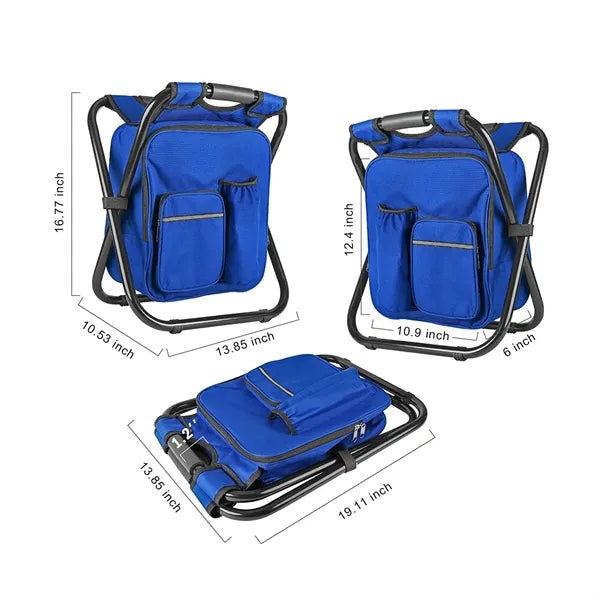Backpack Stool Cooler Chair