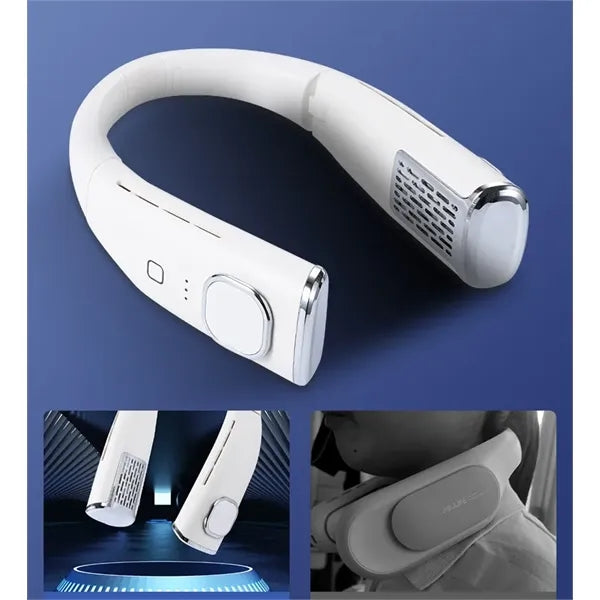 Neck Fan - Quiet 4-Speed Adjustable Dual Air Outlets Turbo