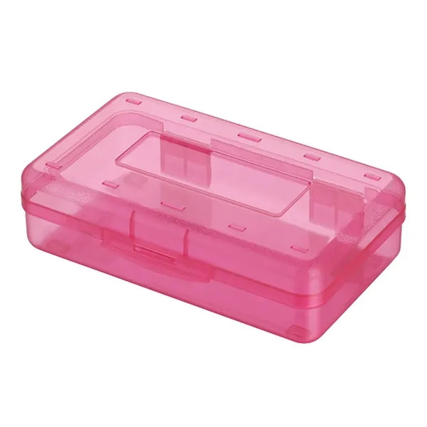 Large Capacity Clear Hard Pencils Case