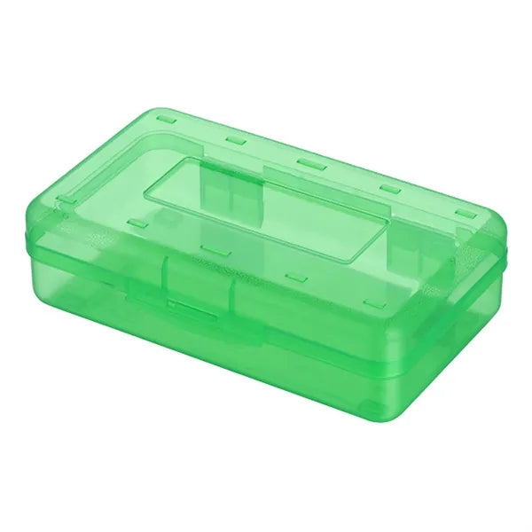 Large Capacity Clear Hard Pencils Case