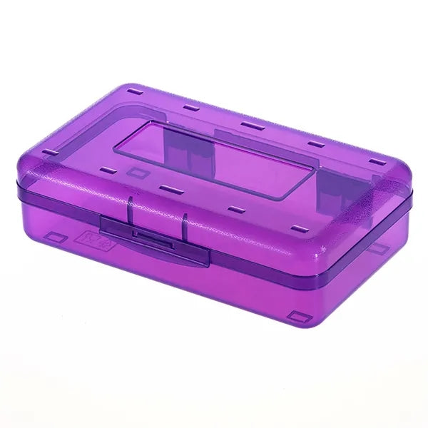 Large Capacity Clear Hard Pencils Case