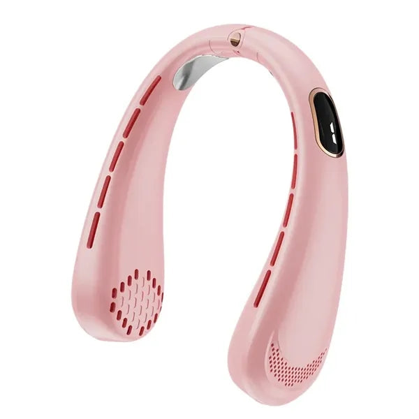Blow Cold Air, 3 Speed Settings, Wearable Bladeless Neck Fan