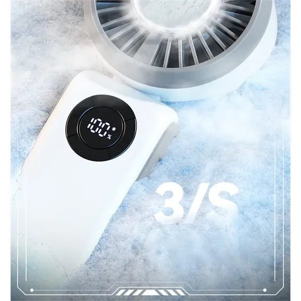 4 in 1 Handheld Portable Turbo Fan, 180 Foldable 6-Speed