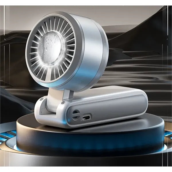 4 in 1 Handheld Portable Turbo Fan, 180 Foldable 6-Speed