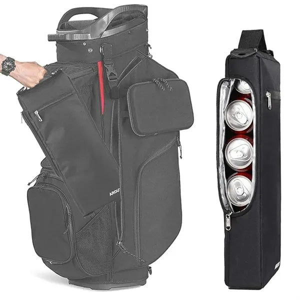 Golf Beer Cooler Bag Insulated Shoulder Pack