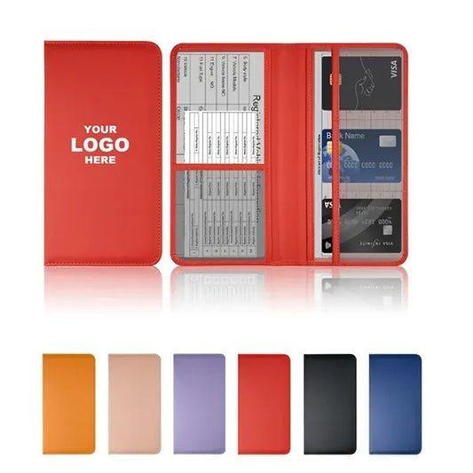 Premium Car Registration Insurance Card Holder