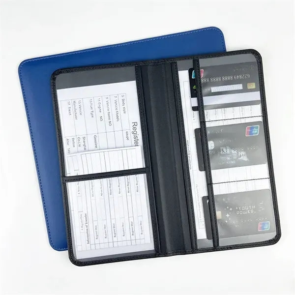 Premium Car Registration Insurance Card Holder