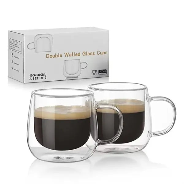 Engraved Double Wall Coffee Mug - 10 oz