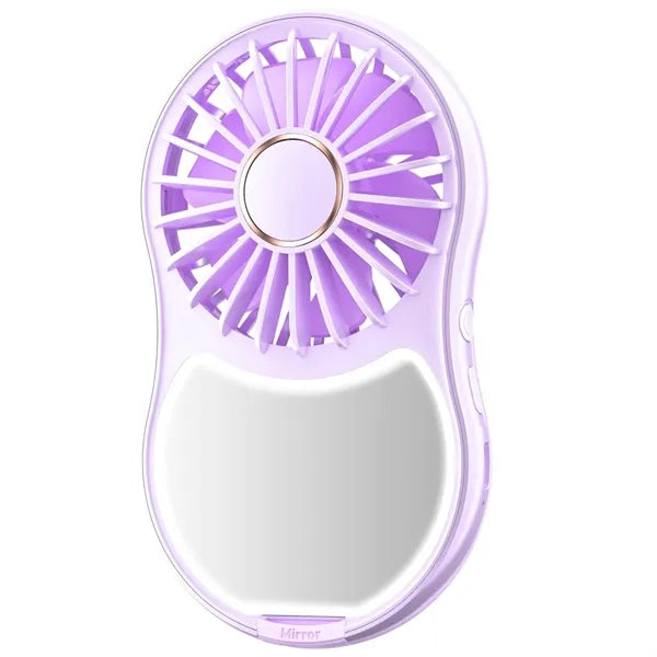 Makeup Mirror Charging Multi-function Folding Fan