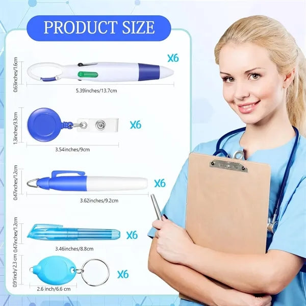 4 in 1 Nurse Pen Set Medical Retractable