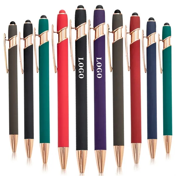 Rose Gold Stylus Ballpoint Pen