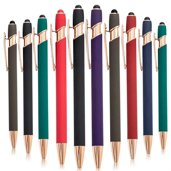 Rose Gold Stylus Ballpoint Pen