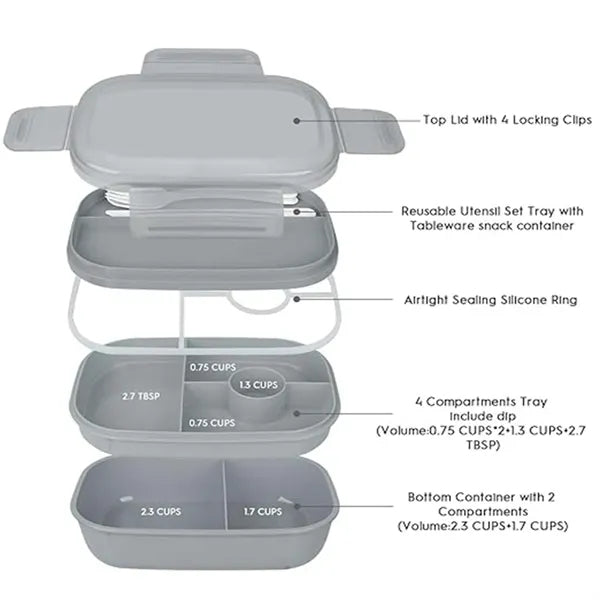 Sealed Travel Lunch Container