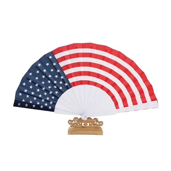 9'' Full-color Printed Rainbow Folding Fan