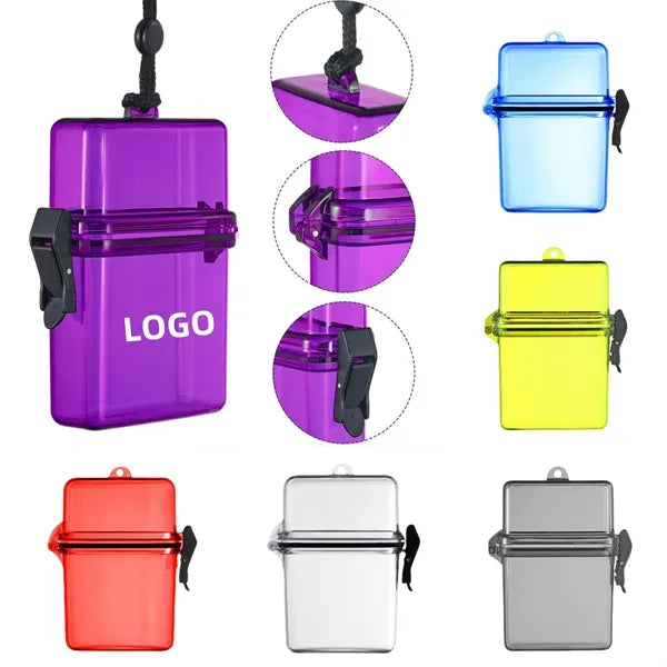Multi-Function Lanyard Transparent Sealed Waterproof Case