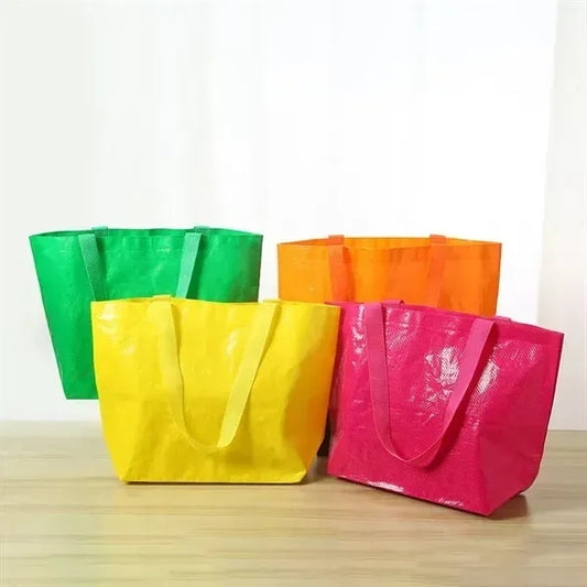 Waterproof Laminated Shopping Tote