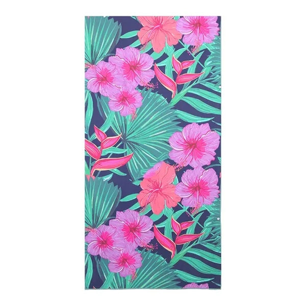 27 1/2"x 59" Eco-friendly Sublimated Microfiber Beach Towel