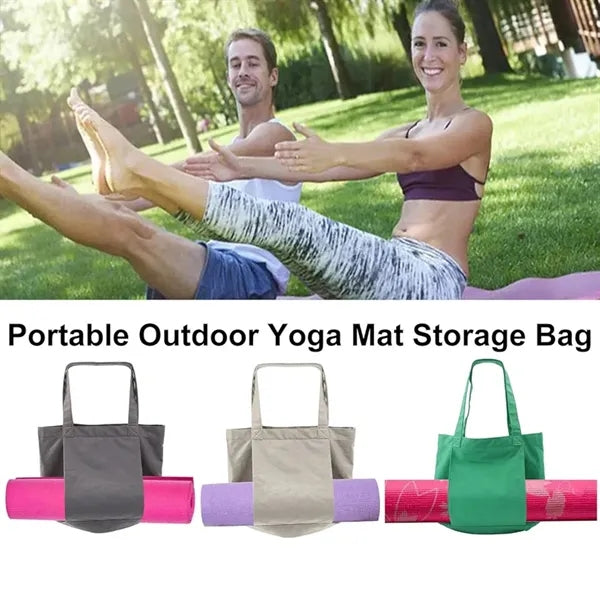 Canvas Yoga Gear Tote