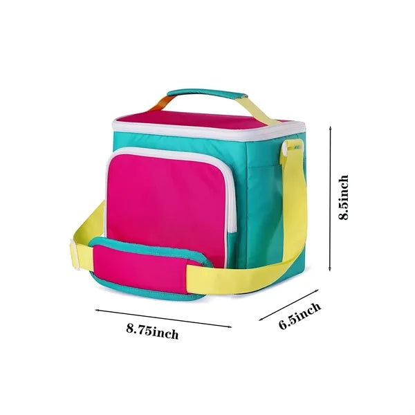 7L Insulated Oxford Cooler Bag - Outdoor Picnic & Camping