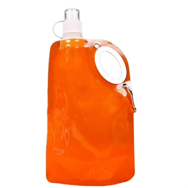 25oz Portable Foldable Water Bottle w/ Carabiner