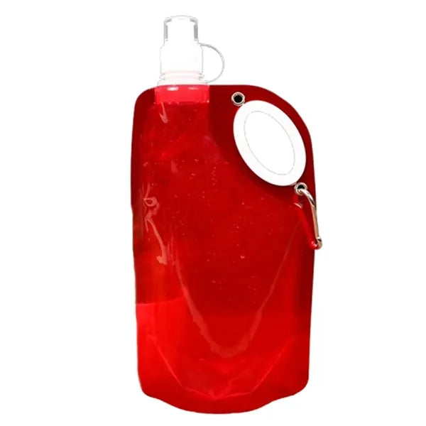 25oz Portable Foldable Water Bottle w/ Carabiner