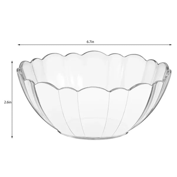 27oz PC Break Resistant Clear Salad Bowl