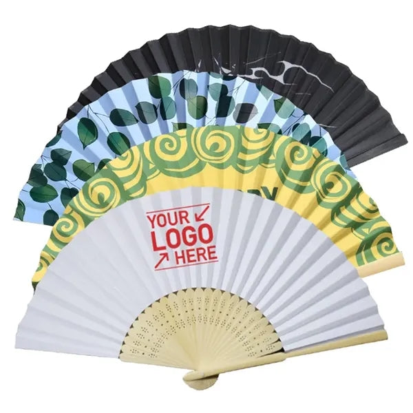 Bamboo Folding Fan Elegant Gift for Event