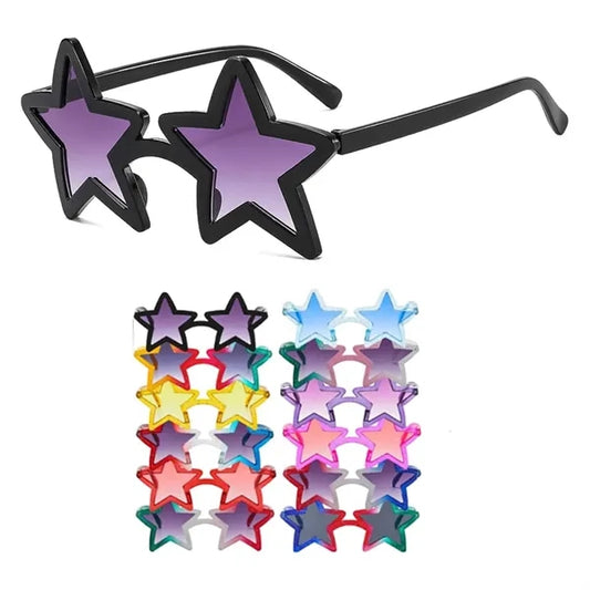 Beach Party Punk Pentagram Star Shape Sunglasses
