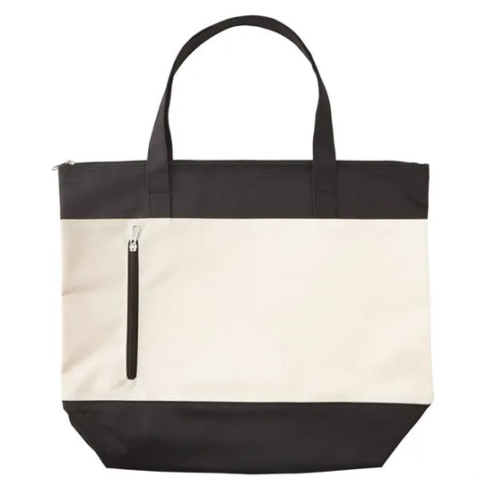 Polyester Zipper Beach Tote Bag