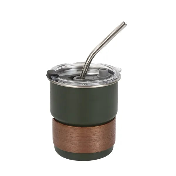 Wooden Sleeve Stainless Steel Water Cup