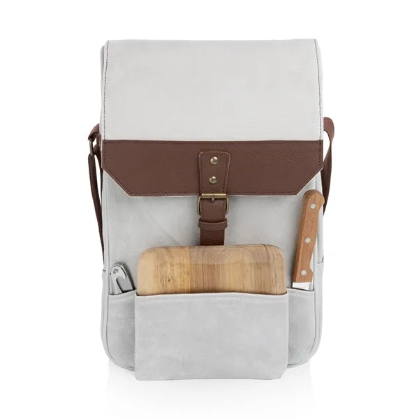 Two Bottle Insulated Wine and Cheese Cooler Tote