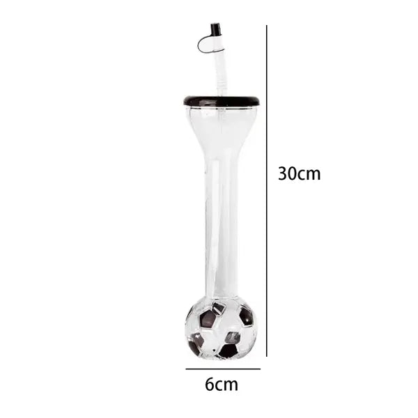 Football Base Tumbler with Straw for Sports