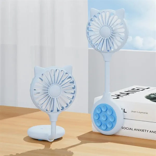 Foldable Fan With Suction Cup
