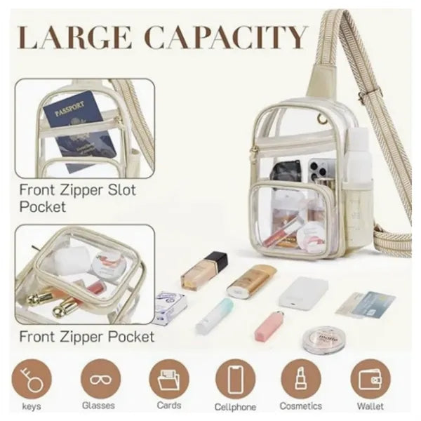 Pvc Clear Sling Bag