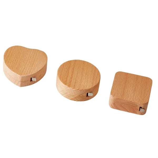 Premium Wooden Case Steel Tape Measure for Accurate Work