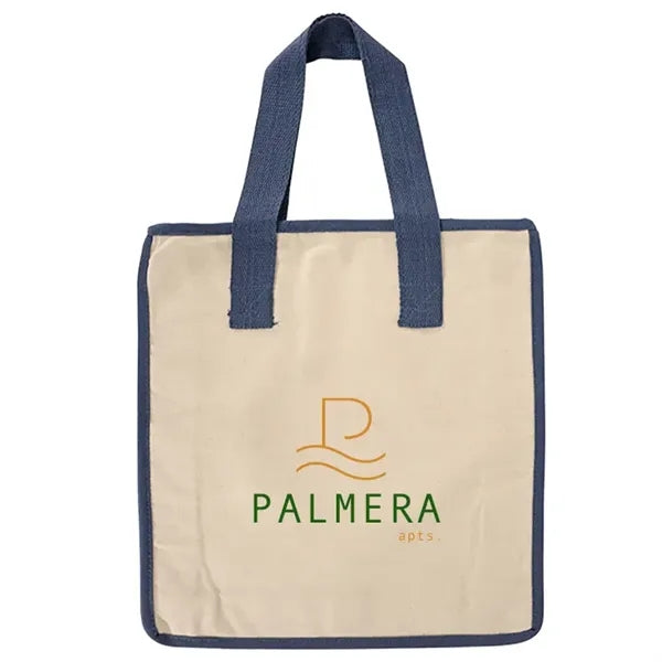 Hilton Heavy Cotton Color Trim Tote Bag