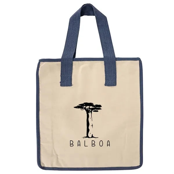 Hilton Heavy Cotton Color Trim Tote Bag