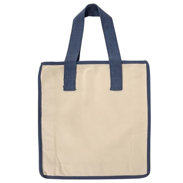 Hilton Heavy Cotton Color Trim Tote Bag