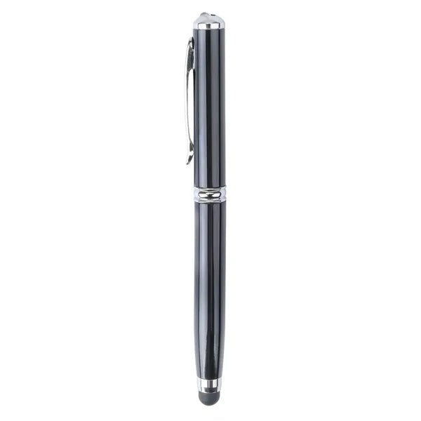 Plcard 4-in-1 LED Laser Pointer Stylus Metal Ballpoint