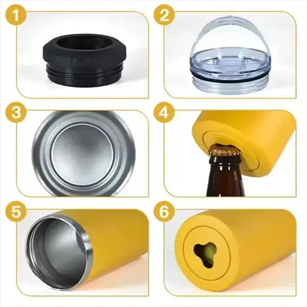 16oz 4 in 1 Tumbler with Bottle Opener