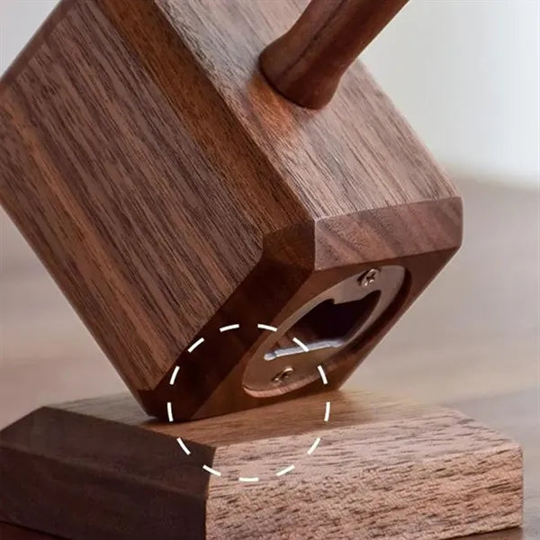 Wooden Thor Hammer Beer Opener