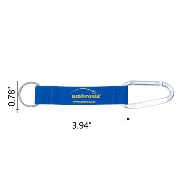 Lanyard Key Ring with Metal Carabiner