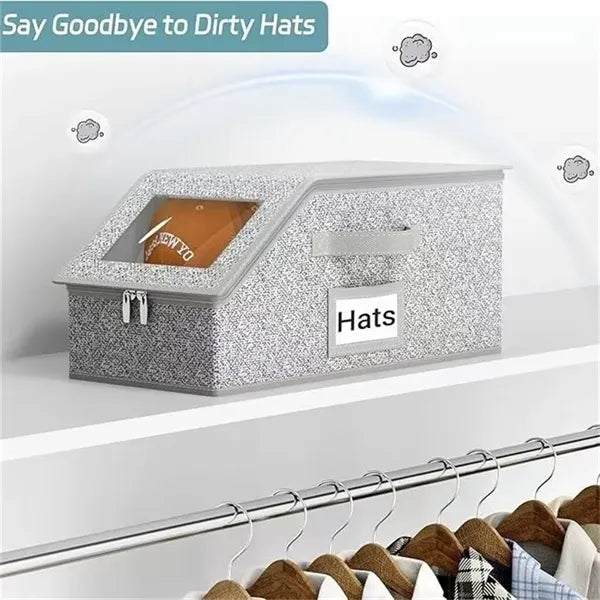 Stackable Hat Storage for Baseball Caps