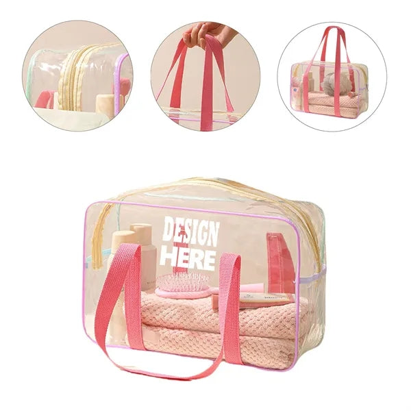 Transparent Travel Makeup And Toiletries Bag Free Shipping
